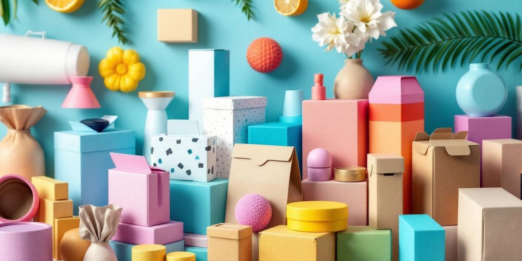 Diverse custom cardboard packaging solutions for businesses.